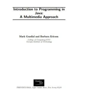 کتاب Introduction To Programming with Java Multimedia Approach